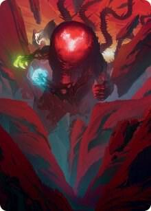 Omnath, Locus of All Art Card (62/81) card from Art Series: March of the Machine