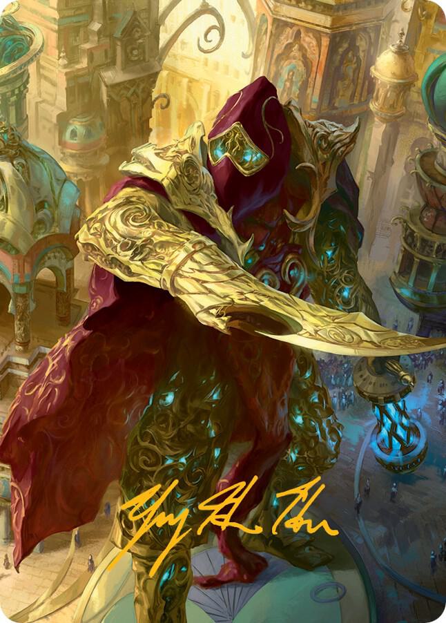 Baral, Chief of Compliance Art Card (Gold-Stamped Signature) 68 card from Art Series: March of the Machine