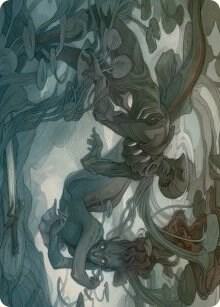 Emry, Lurker of the Loch Art Card 69 card from Art Series: March of the Machine
