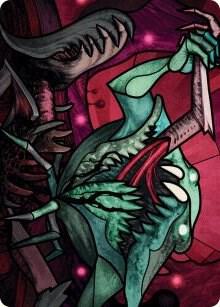 Yargle, Glutton of Urborg Art Card 72 card from Art Series: March of the Machine