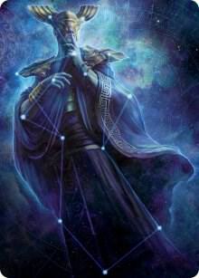 Atris, Oracle of Half-Truths Art Card 78 card from Art Series: March of the Machine
