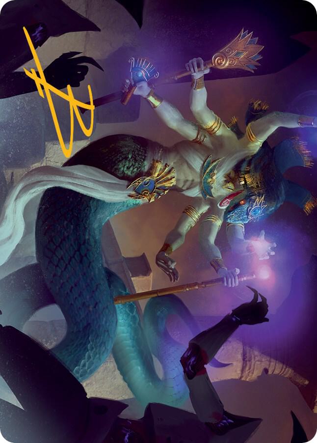 Imoti, Celebrant of Bounty Art Card (Gold-Stamped Signature) 79 card from Art Series: March of the Machine