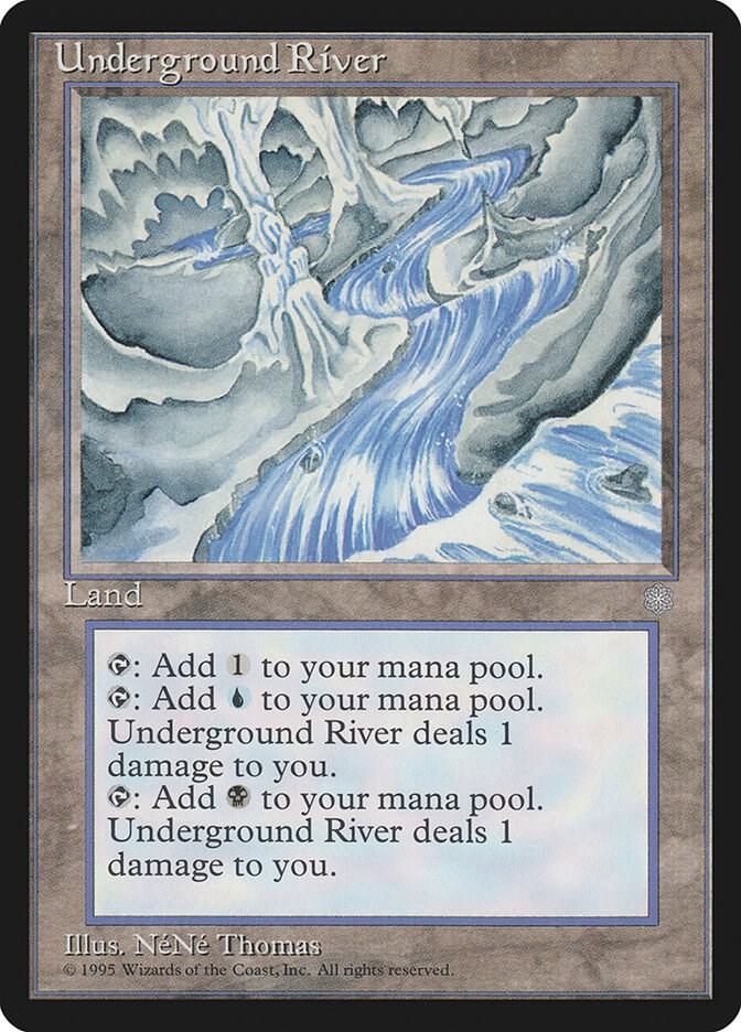 Underground River 357 card from Ice Age