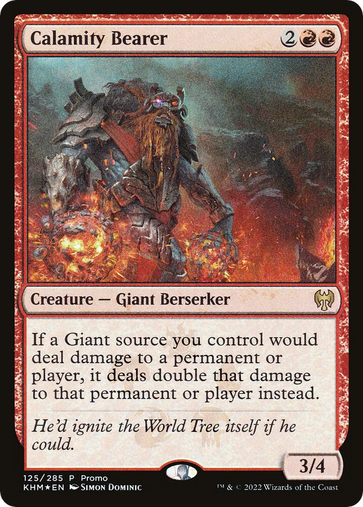 Calamity Bearer 125 card from Media Promos