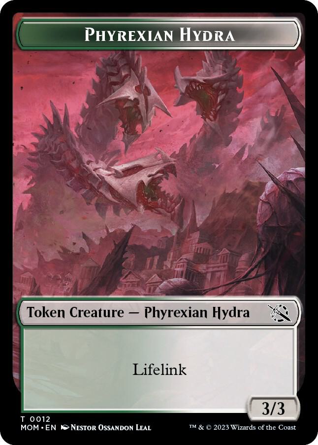 Phyrexian Hydra Token 12 card from March of the Machine