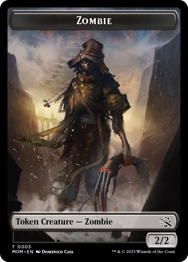 Zombie Token 5 card from March of the Machine