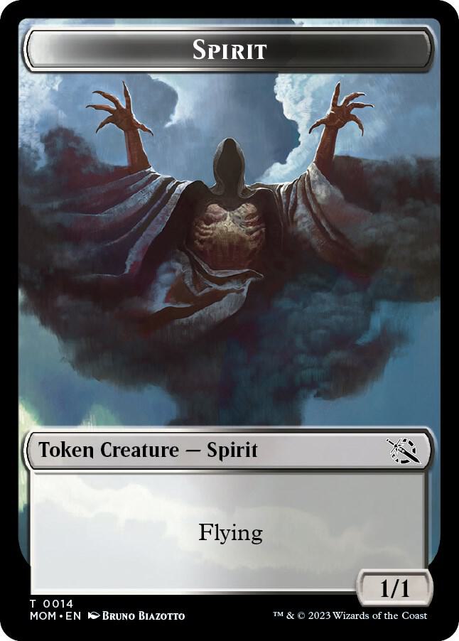Spirit Token 14 card from March of the Machine