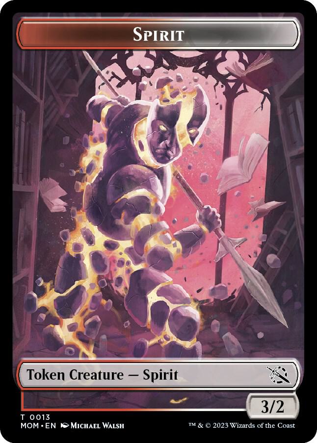 Spirit Token 13 card from March of the Machine