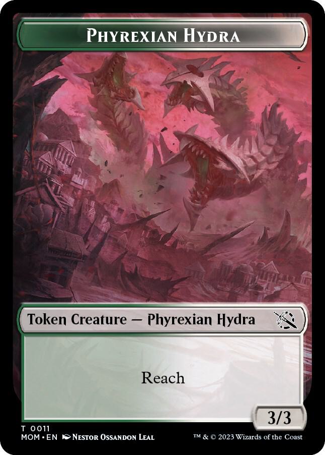 Phyrexian Hydra Token 11 card from March of the Machine