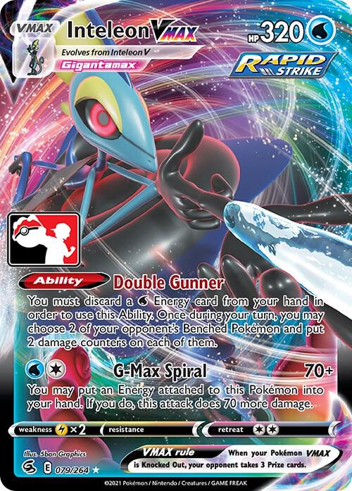 Inteleon VMAX 079/264 card from Prize Pack Series Cards