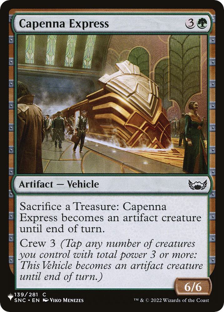 Capenna Express 139/281 card from The List Reprints