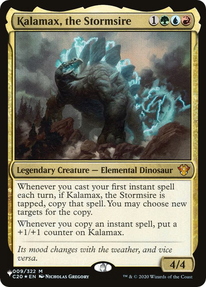 Kalamax, the Stormsire 009/322 card from The List Reprints