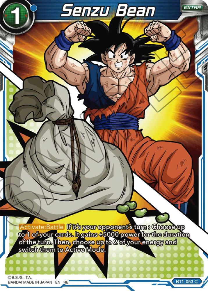 Senzu Bean (Reprint) BT1-053 card from Expansion Deck Box Set 22: Ultimate Deck 2023