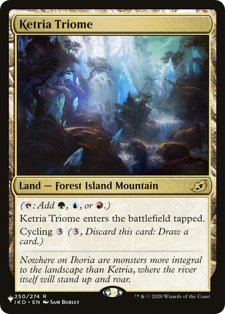 Ketria Triome 250/274 card from The List Reprints