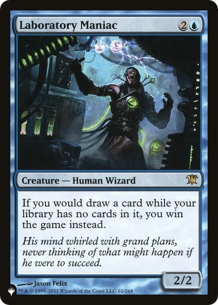 Laboratory Maniac (ISD) 61/264 card from The List Reprints