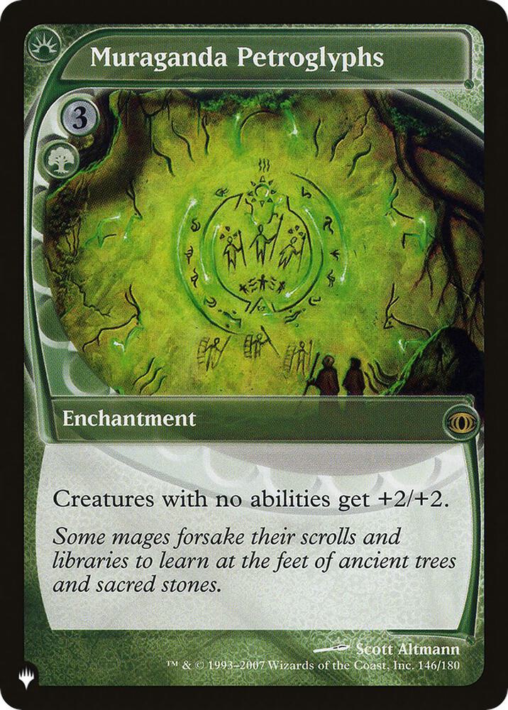Muraganda Petroglyphs 146/180 card from The List Reprints