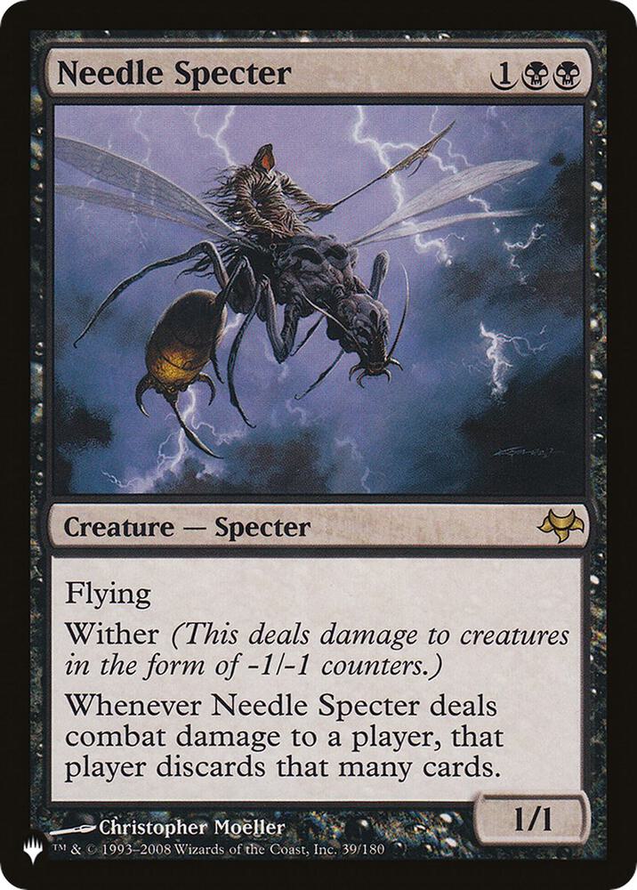 Needle Specter 39/180 card from The List Reprints