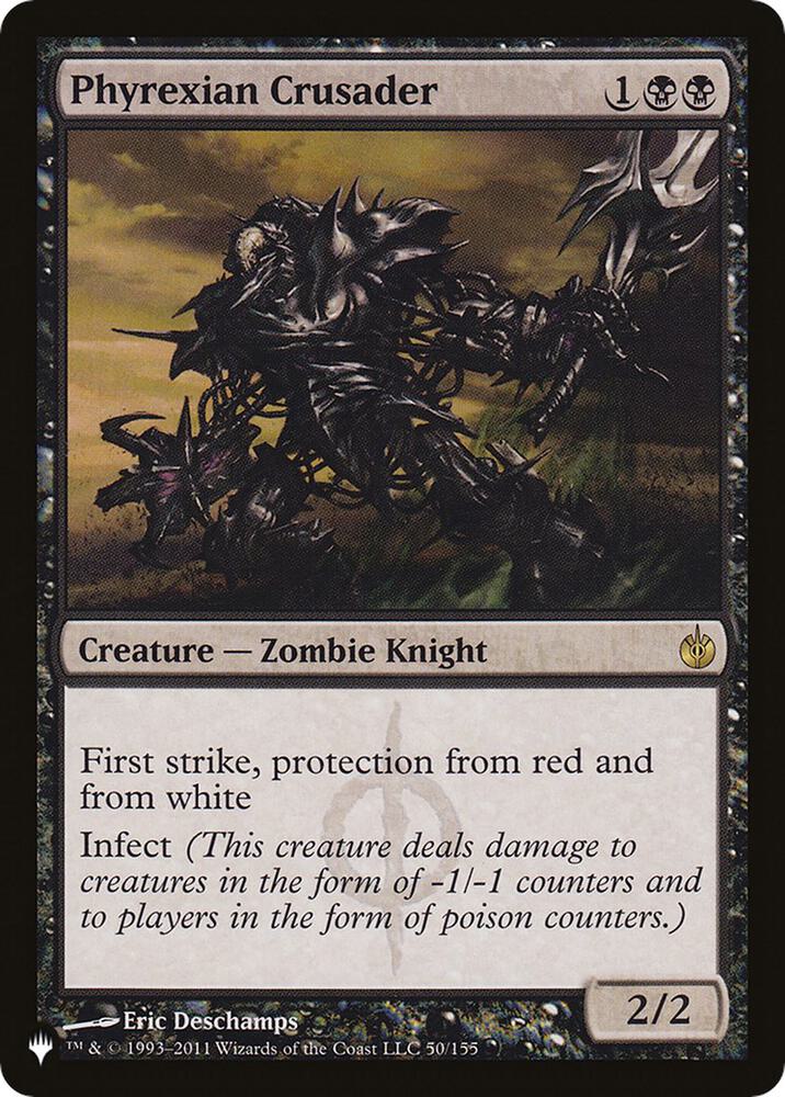 Phyrexian Crusader 50/155 card from The List Reprints