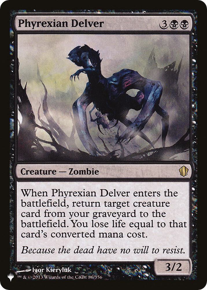 Phyrexian Delver 86/356 card from The List Reprints