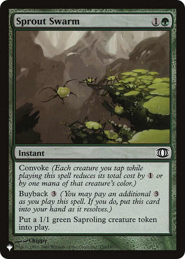 Sprout Swarm 138/180 card from The List Reprints