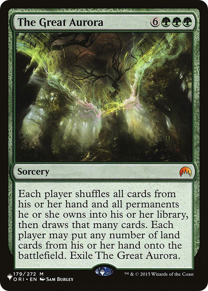 The Great Aurora 179/272 card from The List Reprints