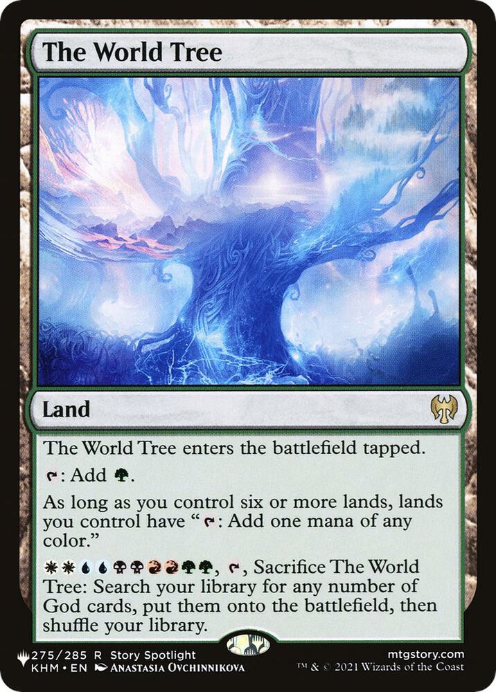 The World Tree 275/285 card from The List Reprints