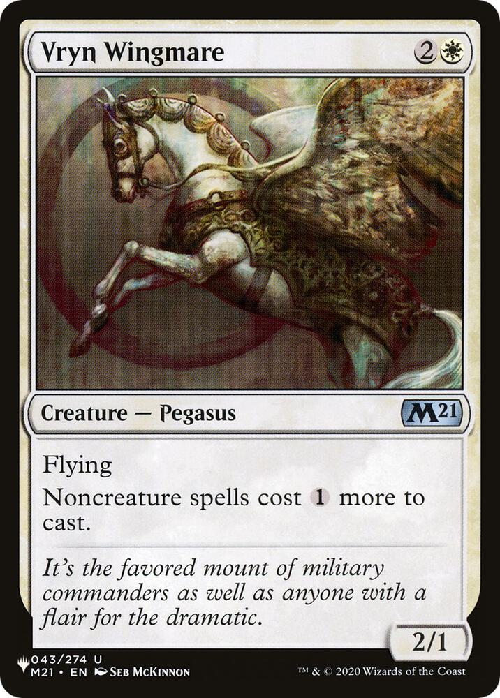 Vryn Wingmare 043/274 card from The List Reprints