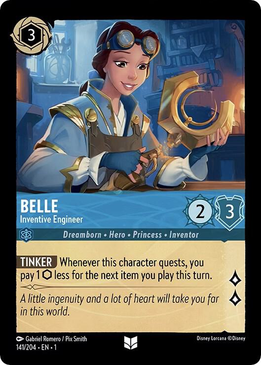 Belle - Inventive Engineer 141/204 card from The First Chapter
