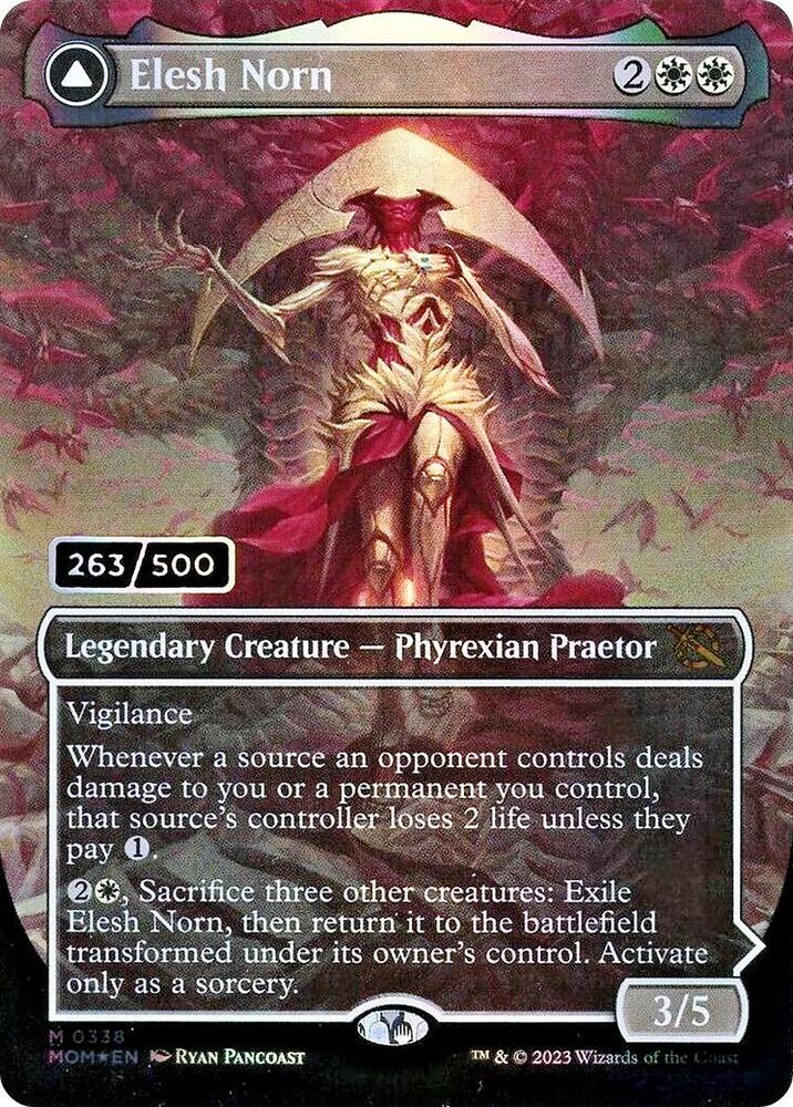 Elesh Norn (Serial Numbered) 338 card from March of the Machine