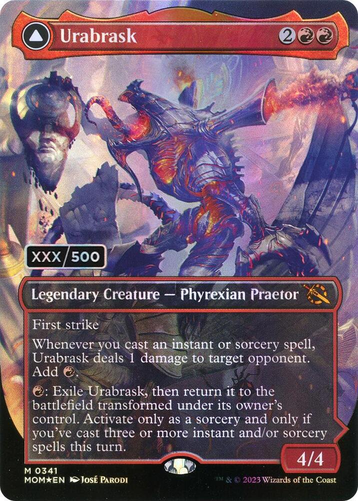 Urabrask (Serial Numbered) 341 card from March of the Machine