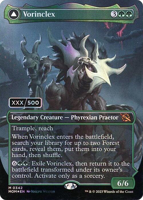 Vorinclex (Serial Numbered) 342 card from March of the Machine