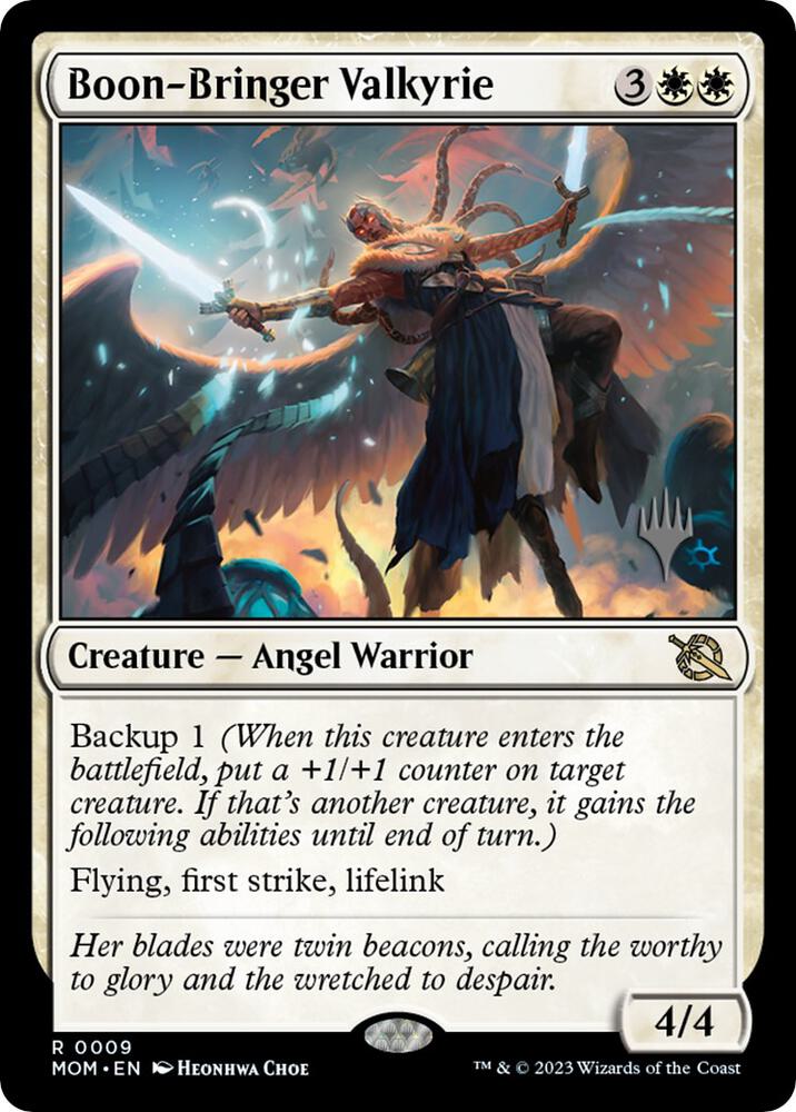 Boon-Bringer Valkyrie 9 card from Promo Pack: March of the Machine