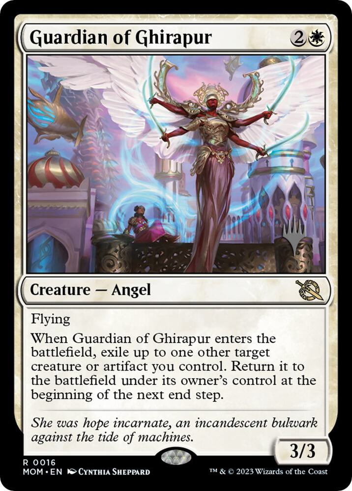 Guardian of Ghirapur 16 card from Promo Pack: March of the Machine