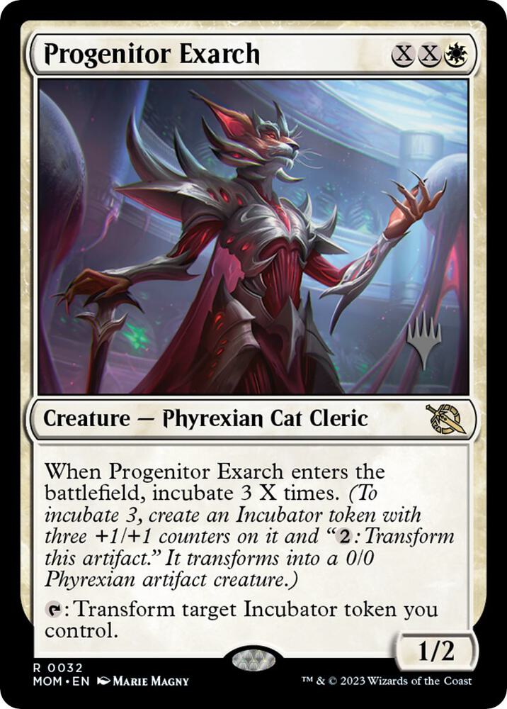 Progenitor Exarch 32 card from Promo Pack: March of the Machine
