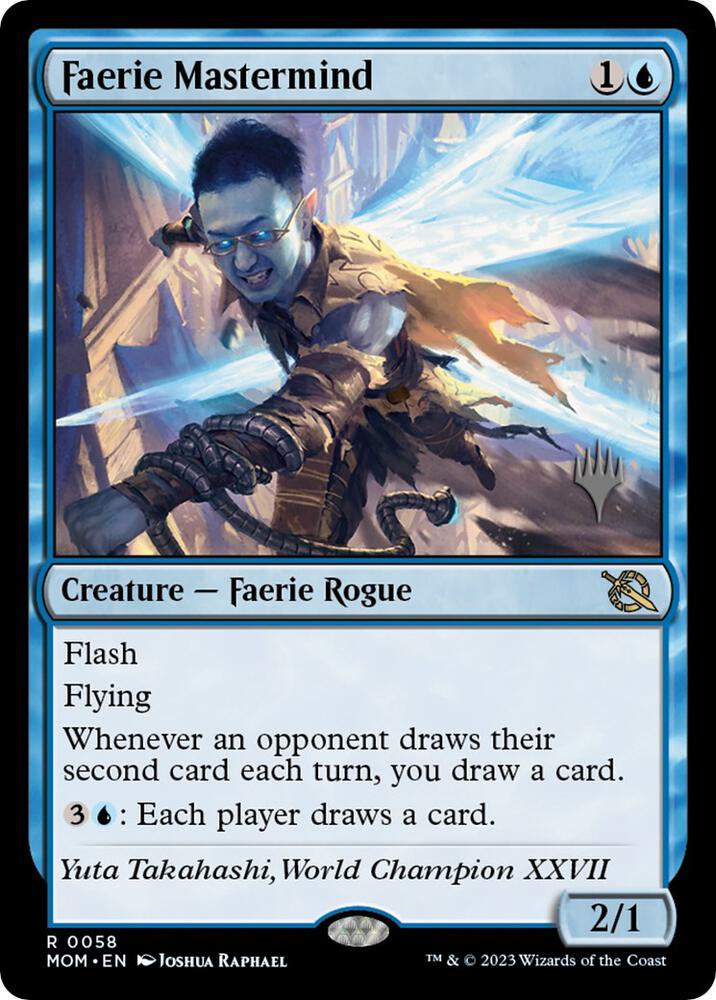Faerie Mastermind 58 card from Promo Pack: March of the Machine
