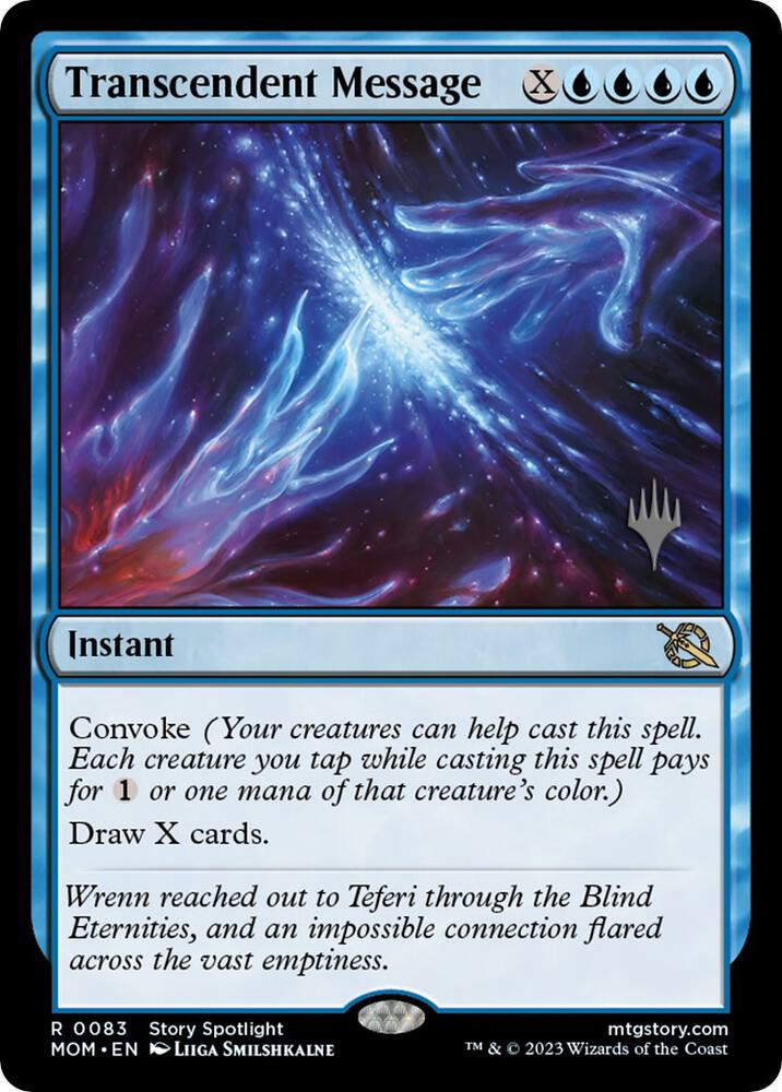 Transcendent Message 83 card from Promo Pack: March of the Machine
