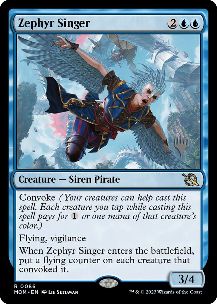 Zephyr Singer 86 card from Promo Pack: March of the Machine