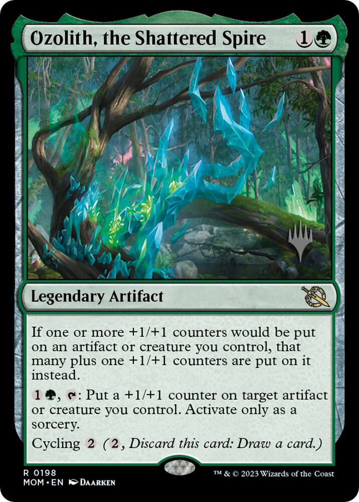 Ozolith, the Shattered Spire 198 card from Promo Pack: March of the Machine