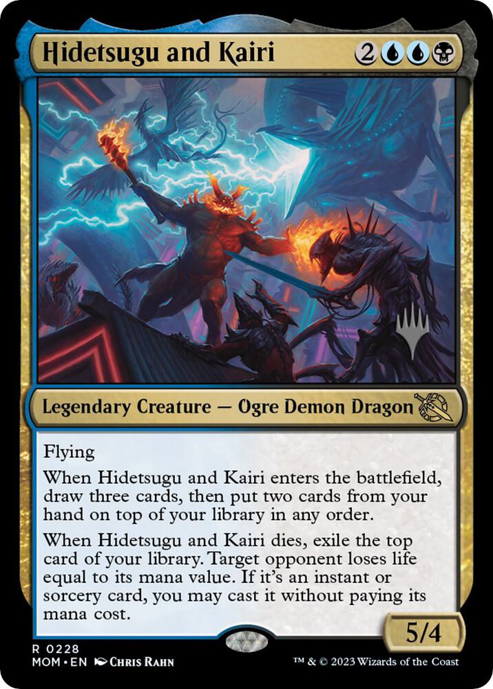 Hidetsugu and Kairi 228 card from Promo Pack: March of the Machine