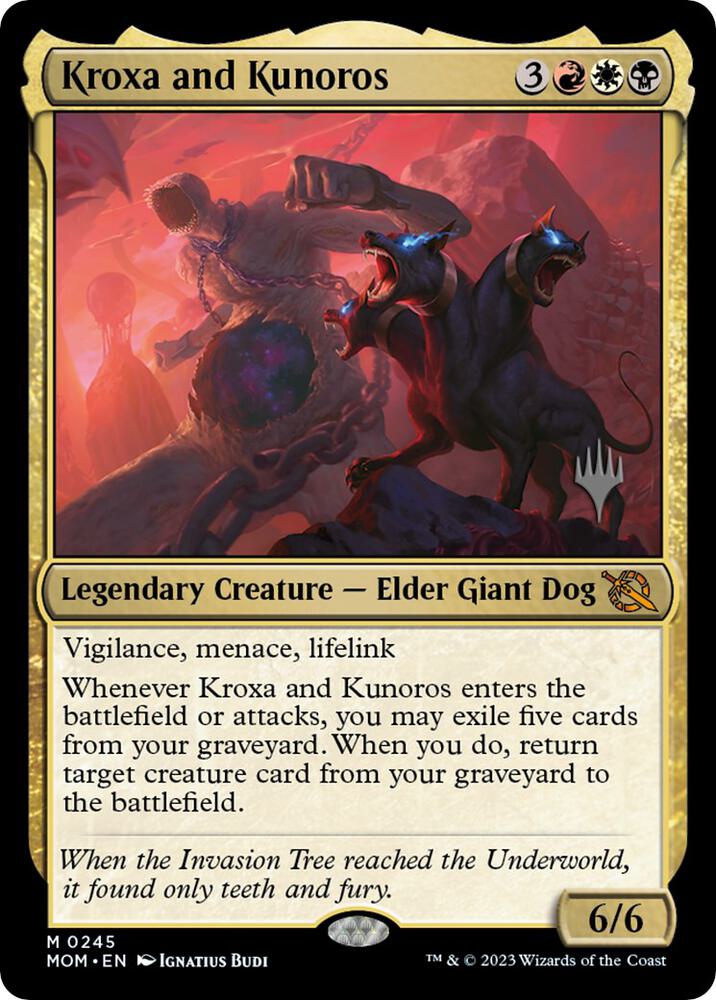 Kroxa and Kunoros 245 card from Promo Pack: March of the Machine