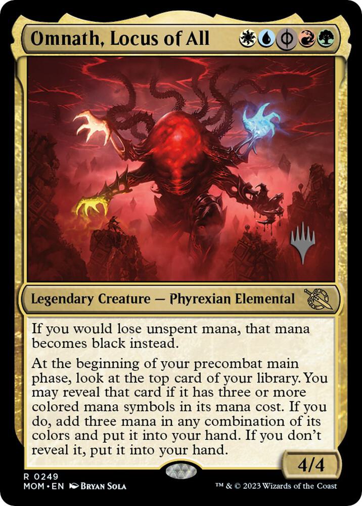 Omnath, Locus of All 249 card from Promo Pack: March of the Machine