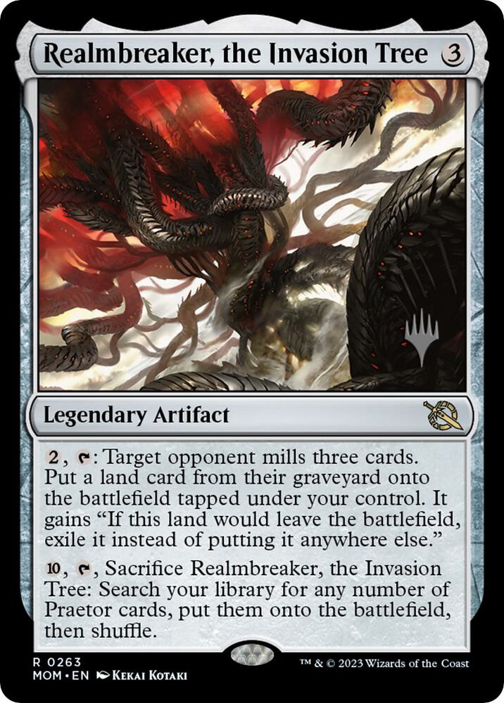 Realmbreaker, the Invasion Tree 263 card from Promo Pack: March of the Machine