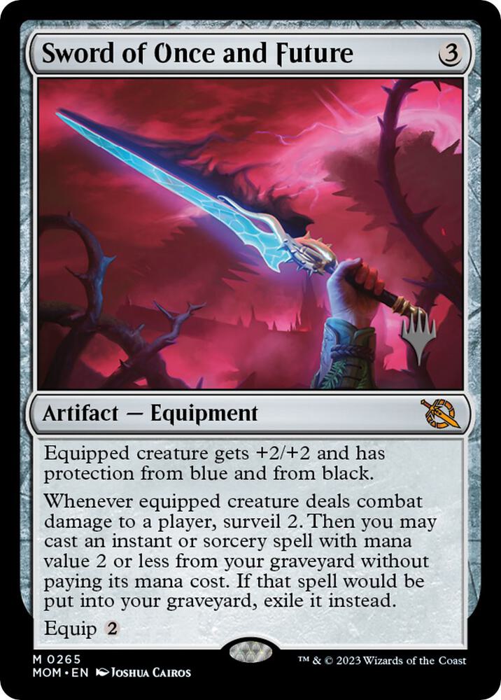 Sword of Once and Future 265 card from Promo Pack: March of the Machine