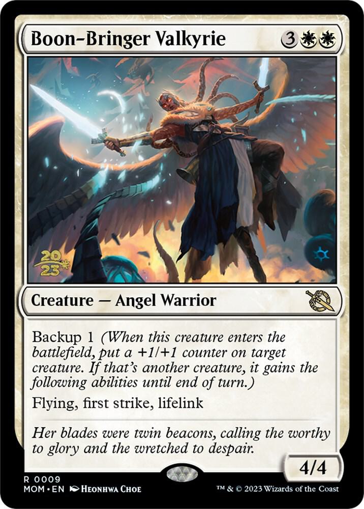 Boon-Bringer Valkyrie 9 card from Prerelease Cards