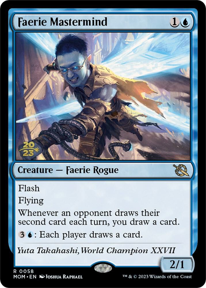 Faerie Mastermind 58 card from Prerelease Cards
