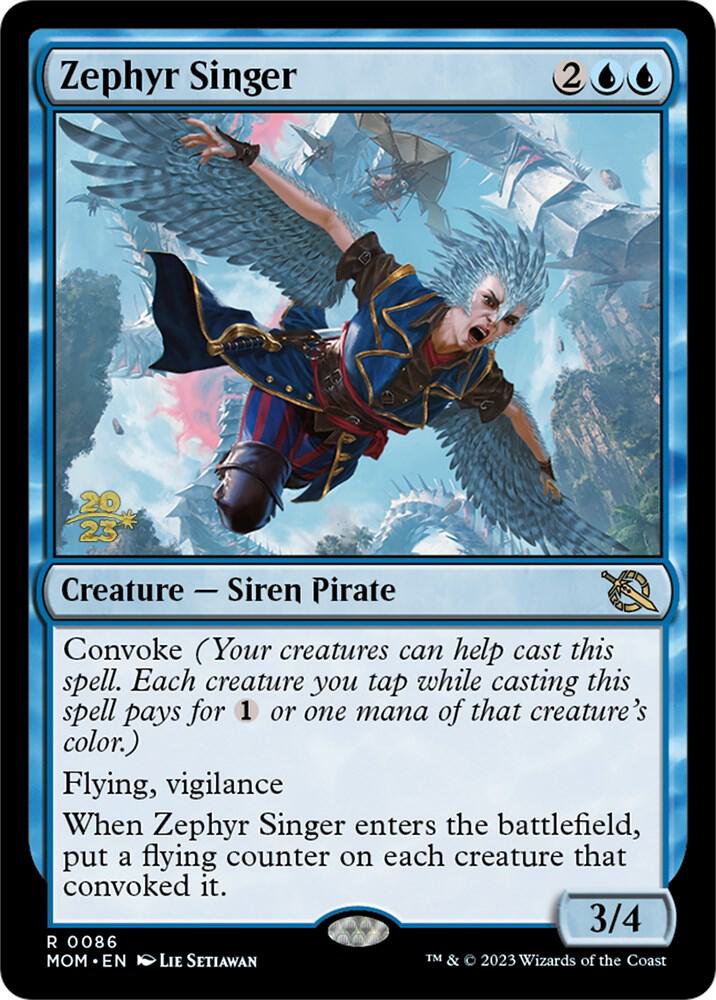 Zephyr Singer 86 card from Prerelease Cards