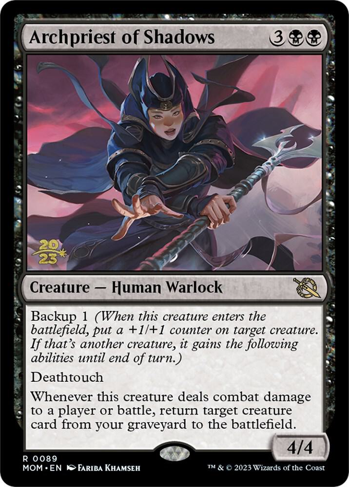 Archpriest of Shadows 89 card from Prerelease Cards