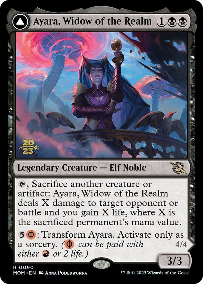 Ayara, Widow of the Realm 90 card from Prerelease Cards