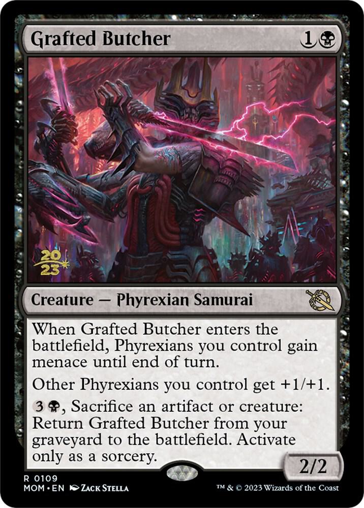 Grafted Butcher 109 card from Prerelease Cards