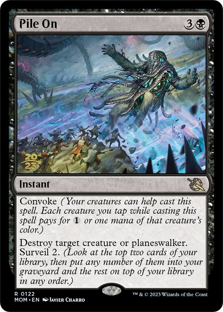 Pile On 122 card from Prerelease Cards